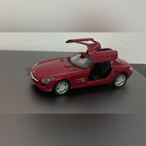 Mercedes-Benz SLS AMG, Ruby - Kinsmart 5349D - 1/36 scale Diecast Car